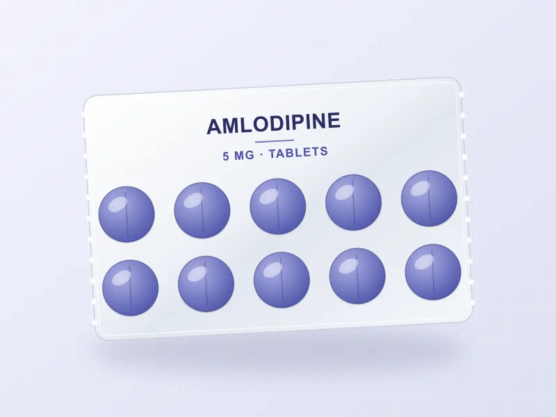 Amlodipine 5 mg — tablet pack