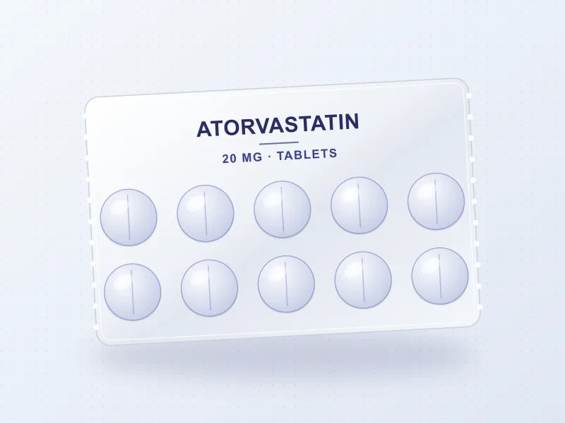 Atorvastatin 20 mg — tablet pack