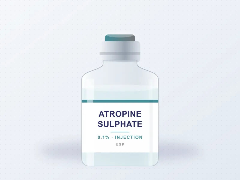 Atropine Sulphate Injection USP 0.1% w/v — injection pack