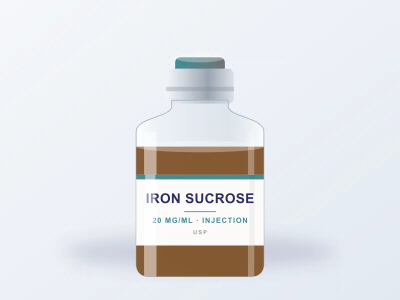 Iron Sucrose Injection USP 20 mg/mL — injection pack