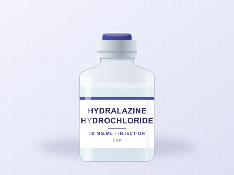 Hydralazine Hydrochloride Injection USP 20 mg/mL — injection pack