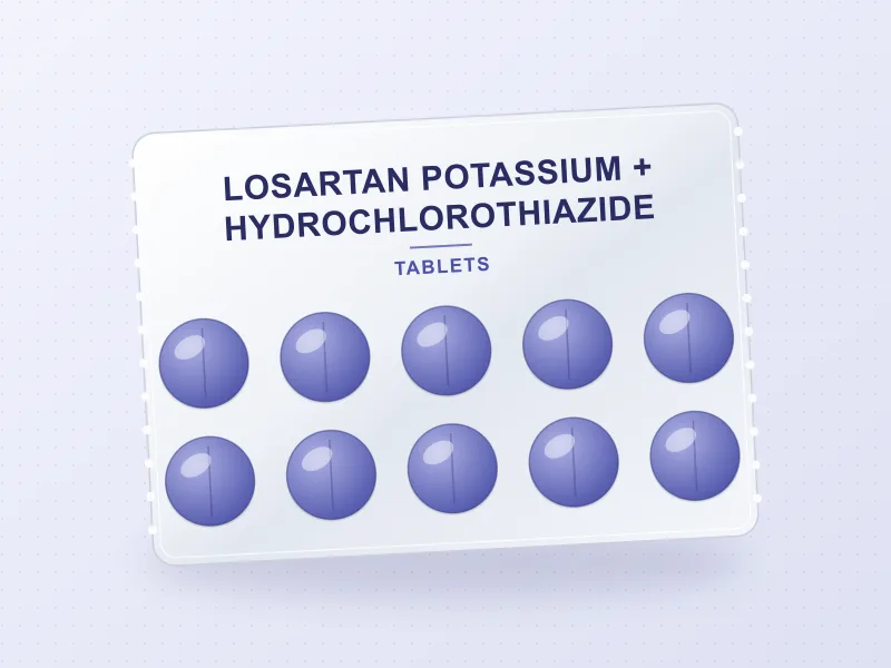 Losartan Potassium + Hydrochlorothiazide — tablet pack