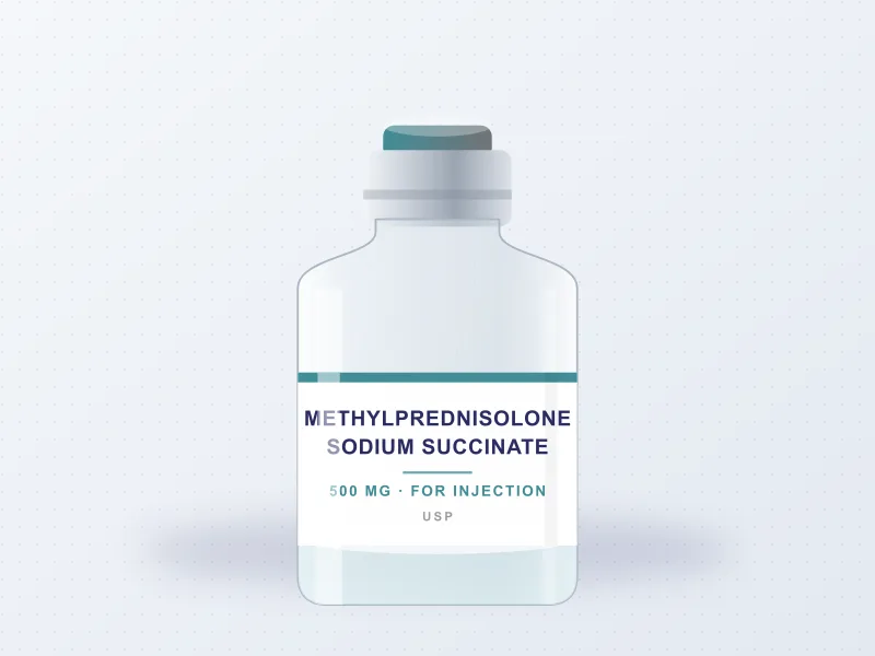 Methylprednisolone Sodium Succinate for Injection USP 500 mg — injection pack